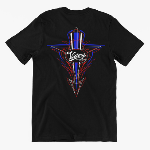 Patriotic Victory Pinstripe T-Shirt